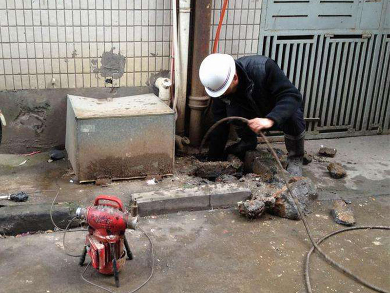 鹤山疏通下水道-洗菜池疏通